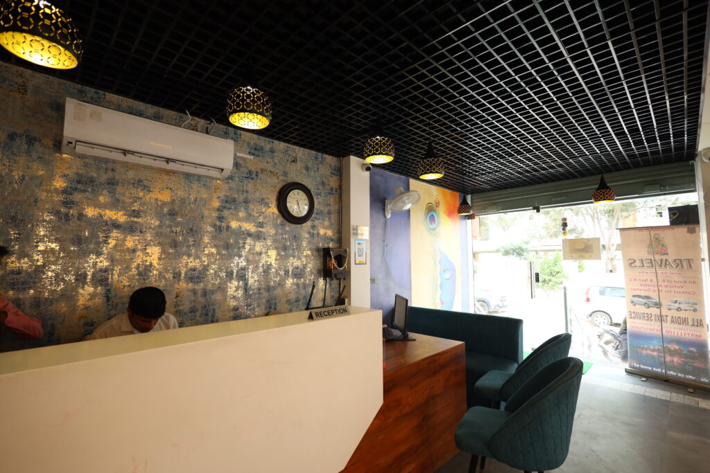 Radhe Bihari Nikunj Inn & Restaurant Vrindavan [Reception Desk]